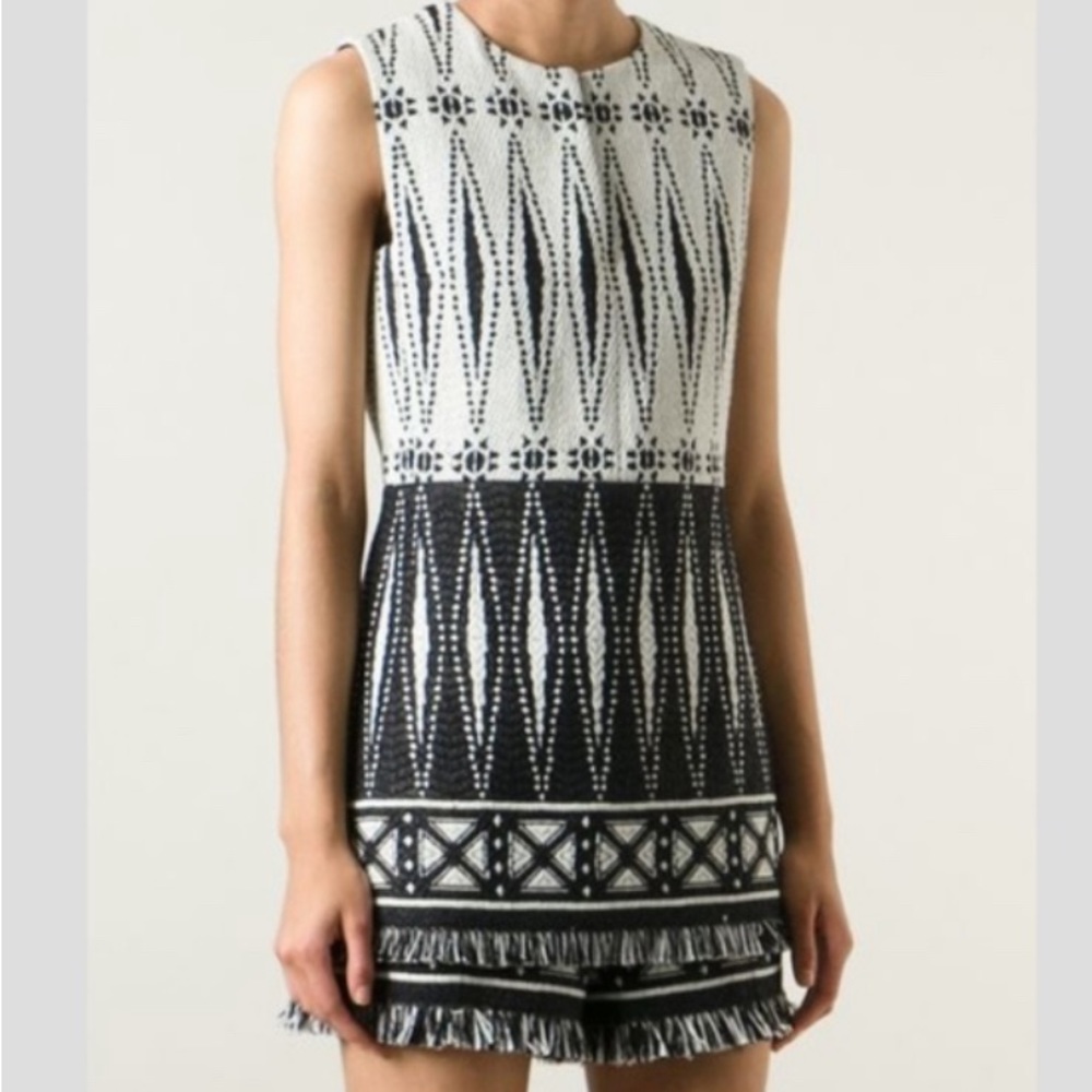 Tory Burch Mira Jacquard Tweed Tunic